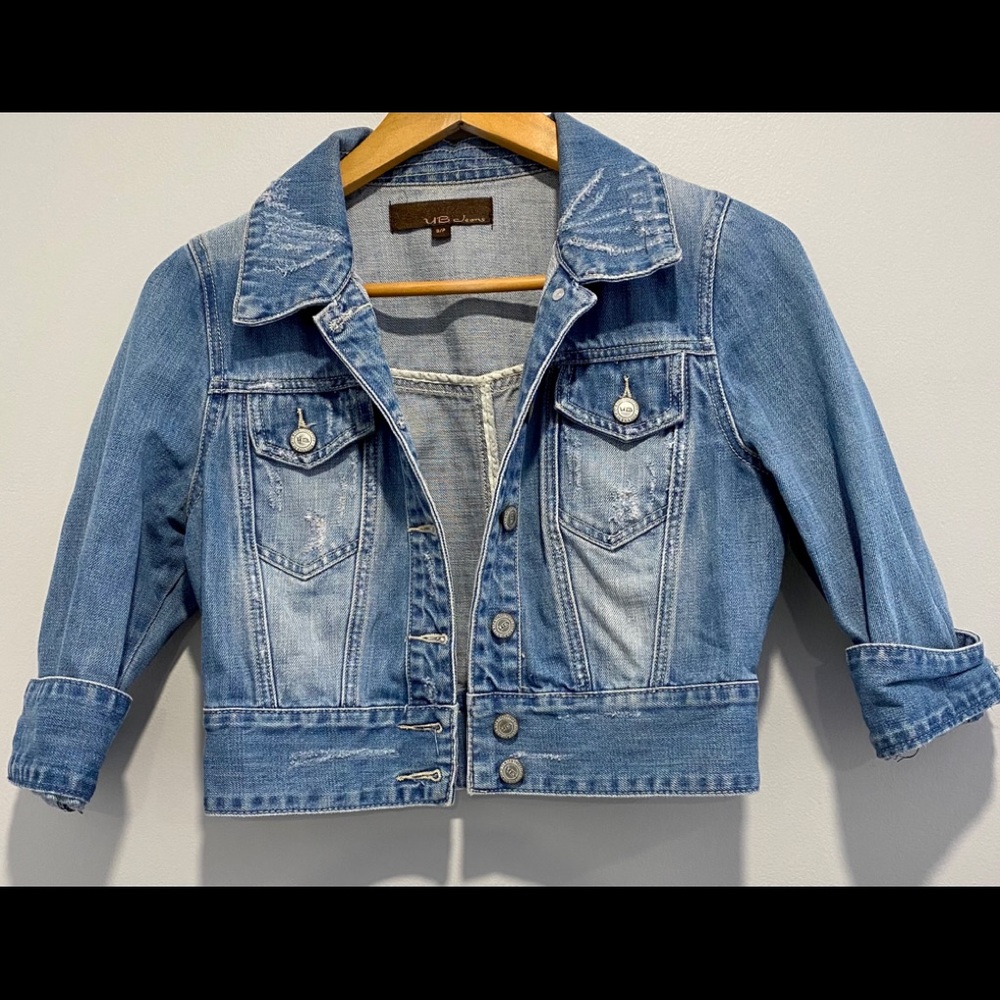 Blue jean jacket by UB Jeans crop size small